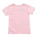 2015 New Little Maven Baby Girl Child Pink Cotton Short Sleeve Butterfly T-shirt Top Tee