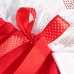 Cute Baby Girls I Love Santa Christmas Dresses TuTu Bowknot Clothes