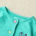 Toddler Girls Long Sleeve Tops Cardigan Floral Printing Leggings Sets