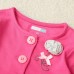 Toddler Girls Long Sleeve Tops Cardigan Floral Printing Leggings Sets