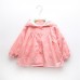 Kid Baby Girl Spring Autumn Button Hooded Coat Bow Print Long Sleeve Jacket Windbreaker Outfit