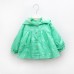 Kid Baby Girl Spring Autumn Button Hooded Coat Bow Print Long Sleeve Jacket Windbreaker Outfit