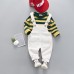 2Pcs Baby T-Shirt +Jumpsuit for 1Y-4Y