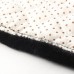 Kid Baby Girls Black Faxu Fur Hooded Coats