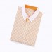 Plaid Geometrical Pattern Summer Cotton Button down Shirts for Men
