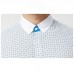 Plaid Geometrical Pattern Summer Cotton Button down Shirts for Men