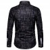 Men Art Print Long Sleeve Shirts