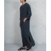 Vintage Ethnic Style Kaftan Loose Comfy Simple Tunics Robe Loungewear for Men