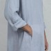 Vintage Ethnic Style Kaftan Loose Comfy Simple Tunics Robe Loungewear for Men