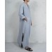 Vintage Ethnic Style Kaftan Loose Comfy Simple Tunics Robe Loungewear for Men