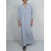 Vintage Ethnic Style Kaftan Loose Comfy Simple Tunics Robe Loungewear for Men