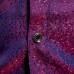 Mens Bright Nightclub Turn-Down Collar Fashion Long-sleeved Designer Shirt