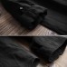 Mens Cotton Vintage Loose Breathable Comfy Solid Color Long Sleeve Casual Shirts