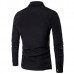 Mens Fashion Connected Two Pieces Personality Casual Long Sleeve Shirts