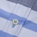 Mens Striped Prinring Summer Short Sleeve Fashion Casual Designer Shirts