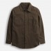 Mens Fashion 100% Cotton Double Pockets Design Long Sleeve Casual Shirts
