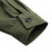 Mens Fashion 100% Cotton Double Pockets Design Long Sleeve Casual Shirts