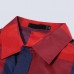 Mens Plaid Printing Slim Checked Button Up Fashion Designer Casual Shirt