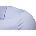 Men Solid Color Turn-down Collar Shirts