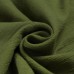 Mens Vintage Breathable Thin V-neck Solid Color Loose Casual Shirts with Chest Pocket