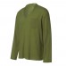 Mens Vintage Breathable Thin V-neck Solid Color Loose Casual Shirts with Chest Pocket