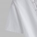 TWO-SIDED Mens Plus Size Casual Pure Color Chinese Style Frog Buttons Cotton Shirts