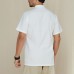 TWO-SIDED Mens Plus Size Casual Pure Color Chinese Style Frog Buttons Cotton Shirts