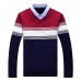Men Winter Fleece Warm Fake Two Pieces Fashion Shirt Collar Thick Tops