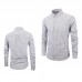 Mens Long Sleeve Slim Casual Cotton Striped Oxford Textile Shirts Mens Long Sleeve Slim Casual Cotton Striped Oxford Textile Shirts
