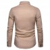 Mens Linen Casual Long Sleeve Turn Down Collar Solid Color Shirts Mens Linen Casual Long Sleeve Turn Down Collar Solid Color Shirts
