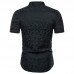 Summer Fashion Camo Printing Short Sleeve Band Collar Shirts for Men