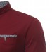 Casual Stylish Chest Pockets Slim Band Collar Button Up Designer Shirts for Men