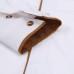 Mens Personality Contrast Color Casual Solid Color Slim Designer Shirt
