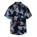 Hawaii Floral Big Plus Size Leisure Holiday Beach Shirts for Men