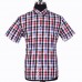 Mens Fashion Plaid Printing Short Sleeve Summer Casual Shirts