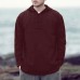 INCERUN Spring Autumn Mens Vintage Hooded Shirts Chinese Style Long Sleeve Tops