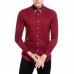 Mens Fashion Splice Spring Autumn Long Sleeve White Designer Shirts