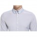 Mens Fashion Splice Spring Autumn Long Sleeve White Designer Shirts