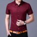 Mens Personality Printing Turn Down Collar Summer Fashion Casual Shirts