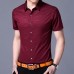 Mens Personality Printing Turn Down Collar Summer Fashion Casual Shirts