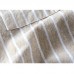 Mens Vintage Cotton Breathable Striped Loose Comfy Long Sleeve Casual Shirts