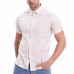 Mens Summer Fashion Dot Printing Short Sleeve Casual Shirts