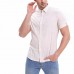 Mens Summer Fashion Dot Printing Short Sleeve Casual Shirts