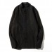 Vintage Chinese Style Linen Knot Buckle Stand Collar Fashion Men Long Sleeve Shirts