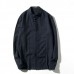 Vintage Chinese Style Linen Knot Buckle Stand Collar Fashion Men Long Sleeve Shirts