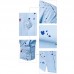 Mens Fashion Printing Design Turn Down Collar Long Sleeve Casual Shirts