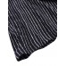 Sexy Women Spaghetti Strap V-Neck Striped Wide Leg Jumpsuit