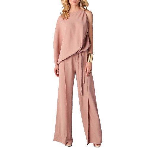 Women Solid Irregular Hem Blouse Wide Leg Pants Casual Suits Women Solid Irregular Hem Blouse Wide Leg Pants Casual Suits