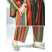 Women Casual Cotton Linen Striped Tops+Pants Set Women Casual Cotton Linen Striped Tops+Pants Set