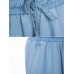 Women Elastic Wasit Pockets Wide Leg Jeans Women Elastic Wasit Pockets Wide Leg Jeans